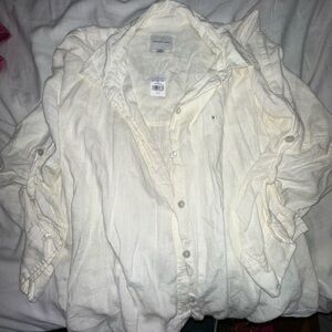 American Eagle Outfitters Off-White Shirt